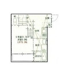 堀田駅 徒歩3分 1階の物件間取画像